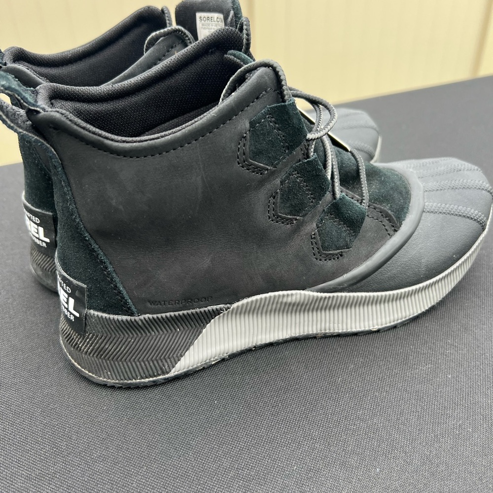 Sorel Black and Gray Waterproof Boots